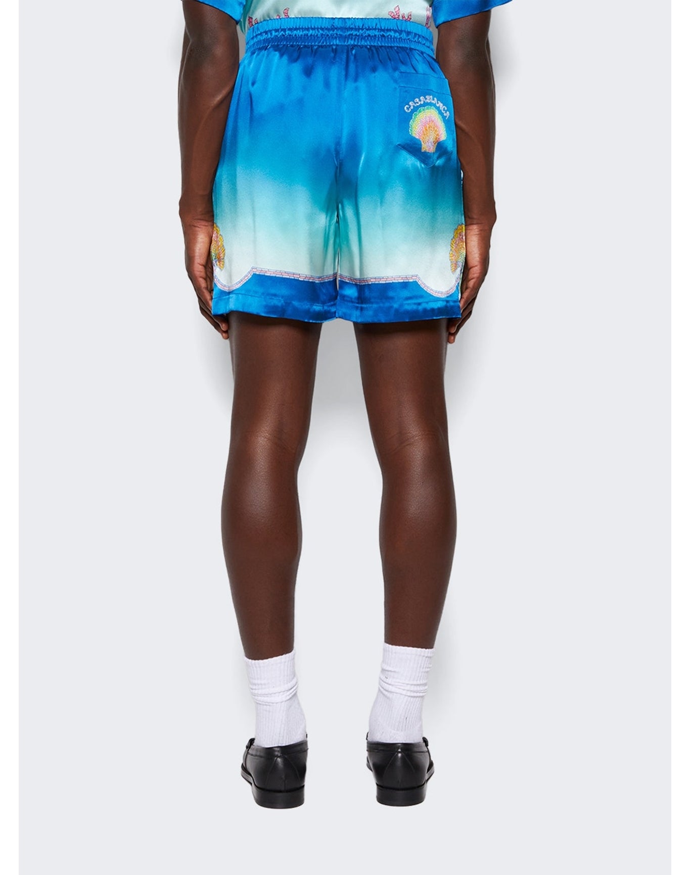 Casablanca | Men | Drawstring Shorts | Blue