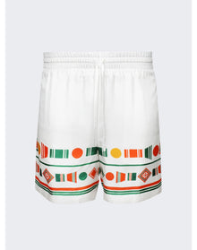 Casablanca | Men | Playful Eagle Shorts | White