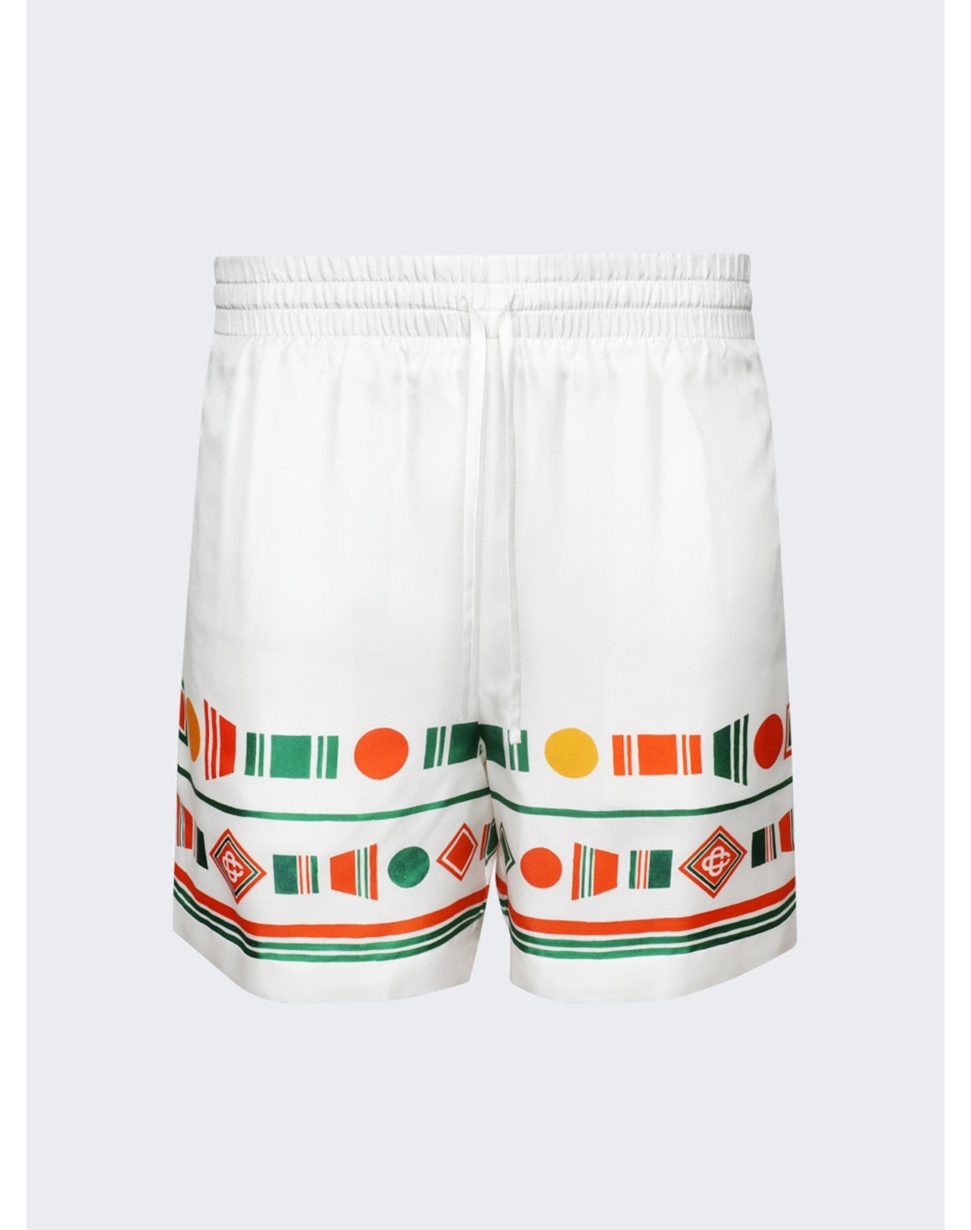 Casablanca | Men | Playful Eagle Shorts | White