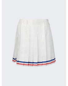 Casablanca | Women | Par Avion Printed Tennis Skirt | White