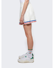 Casablanca | Women | Par Avion Printed Tennis Skirt | White
