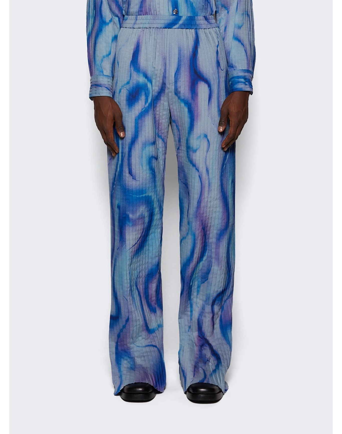 Casella Meyer | Men | Allover Heaven Pants | Blue