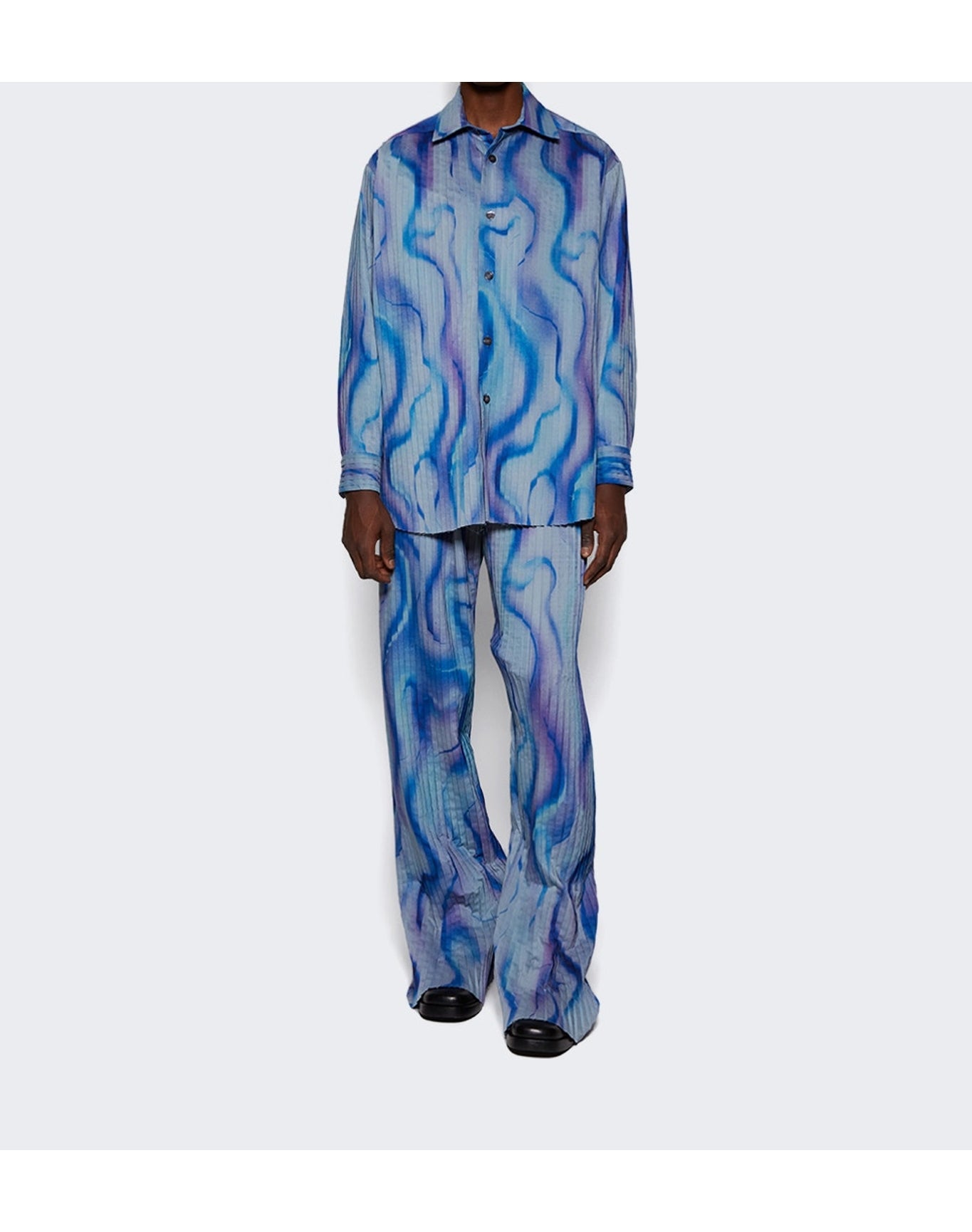 Casella Meyer | Men | Allover Heaven Pants | Blue