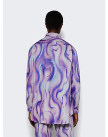 Casella Meyer | Men | Allover Pearl River Shirt | Purple