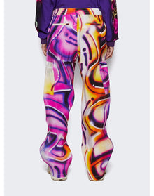 Casella Meyer | Men | Silk Cargo Pants | Purple
