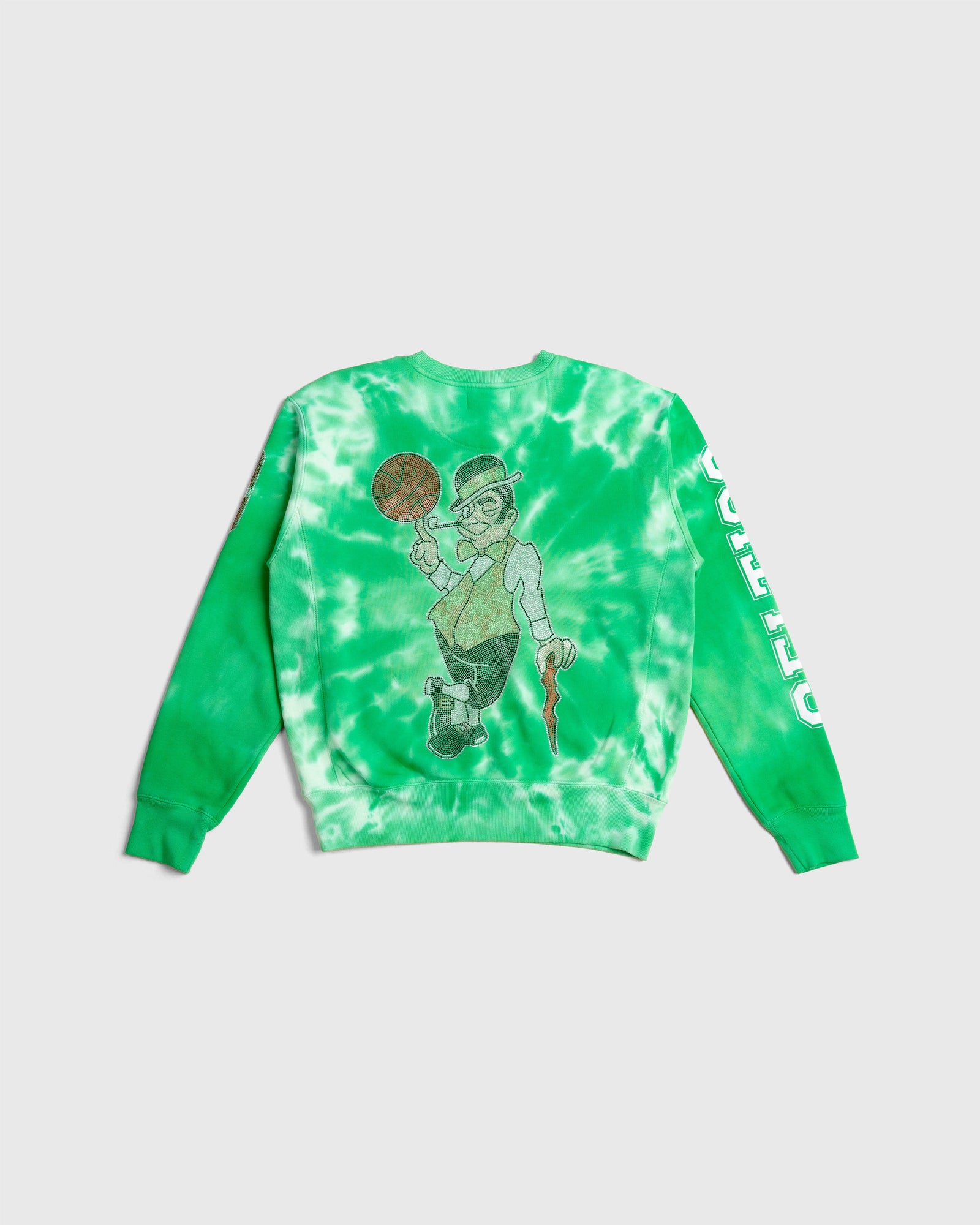 NBA Boston Celtics Tie Dye Crew Sweatshirt | Green