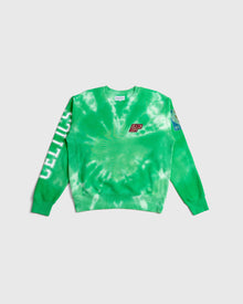 NBA Boston Celtics Tie Dye Crew Sweatshirt | Green