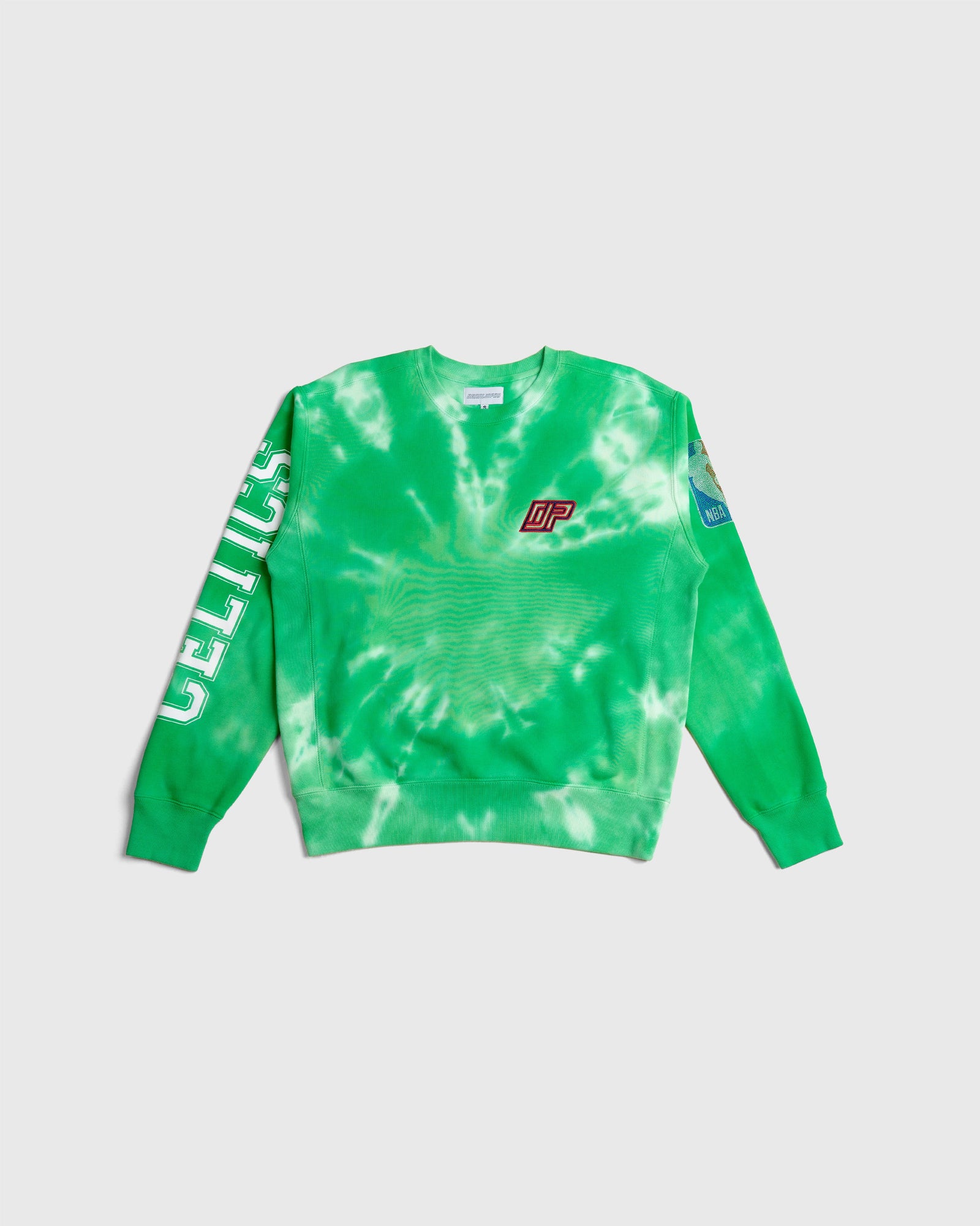 NBA Boston Celtics Tie Dye Crew Sweatshirt | Green