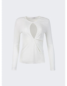 Christopher Esber | Women | Anglaise Long Sleeve Top | White