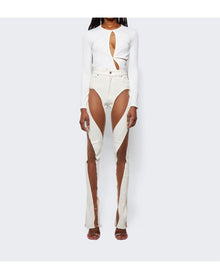 Christopher Esber | Women | Anglaise Long Sleeve Top | White