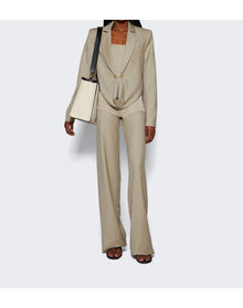 Christopher Esber | Women | Talus Scoop Front Crop Blazer | Taupe