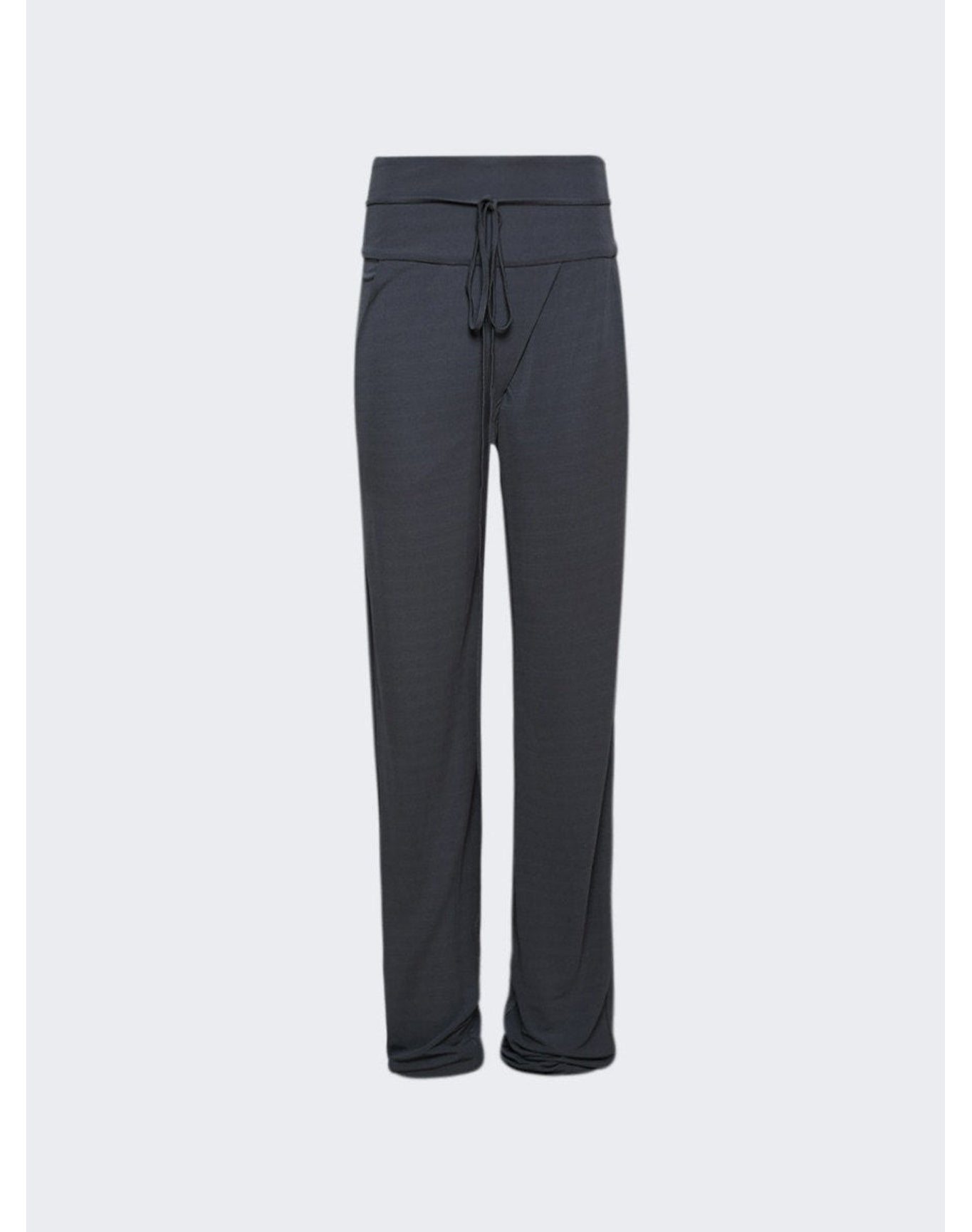 Christopher Esber | Women | Tie Waist Pant | Charcoal Grey