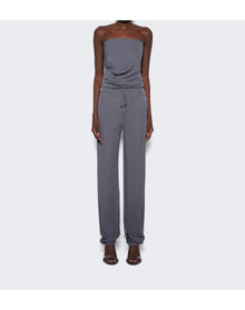 Christopher Esber | Women | Tie Waist Pant | Charcoal Grey