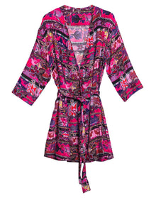 Chufy | Women | Cusco Wrap Dress | Fuchsia