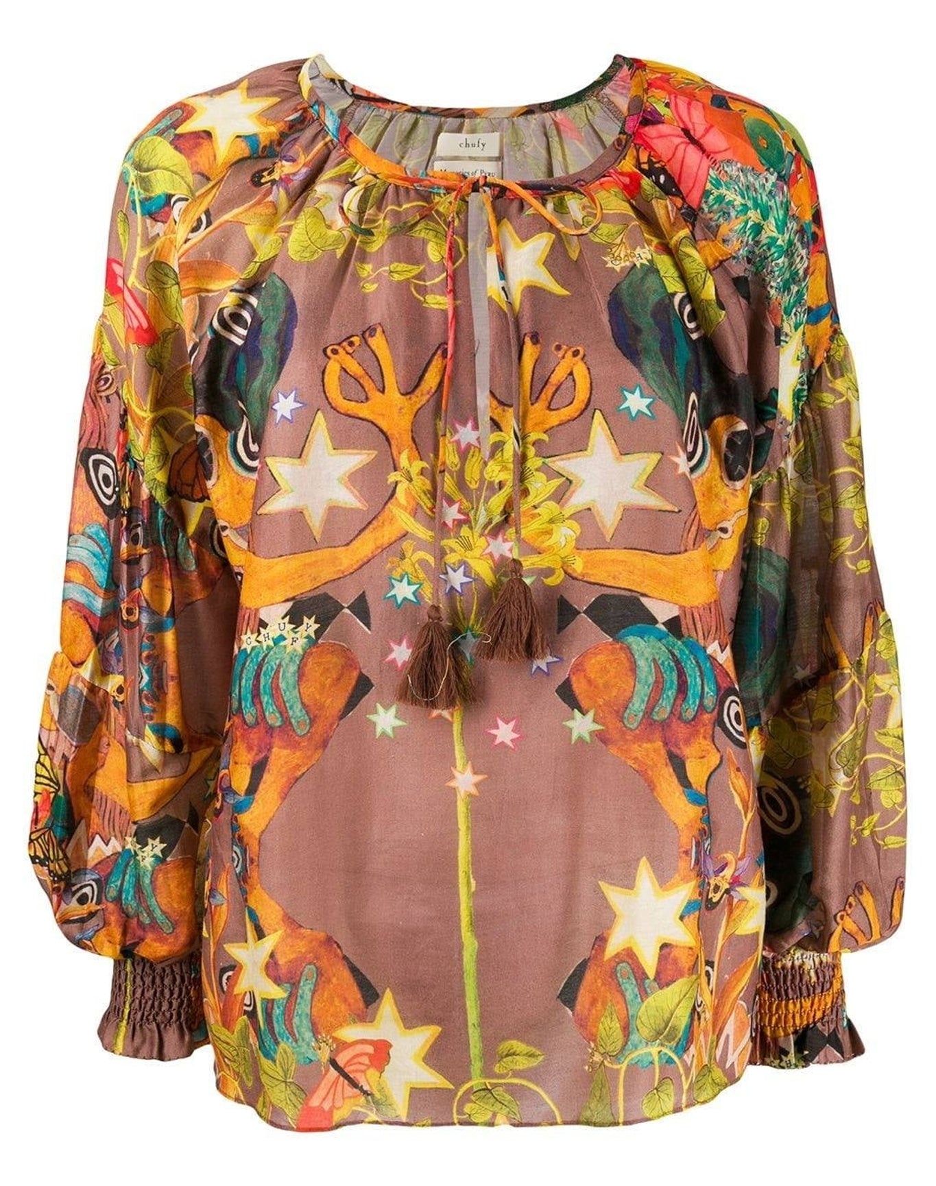 Chufy | Women | Multicolored Abstract Print Blouse | Multicolor