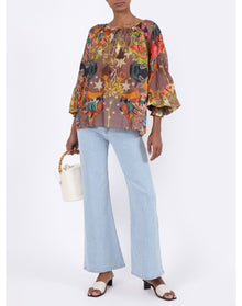 Chufy | Women | Multicolored Abstract Print Blouse | Multicolor