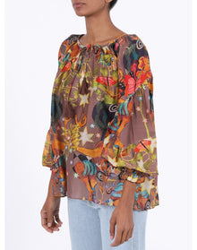 Chufy | Women | Multicolored Abstract Print Blouse | Multicolor