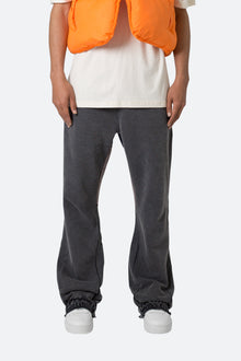 Contrast Bootcut Sweatpants | Vintage Black