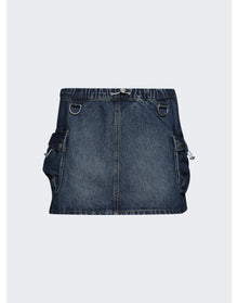 Coperni | Women | Denim Cargo Skirt | Blue