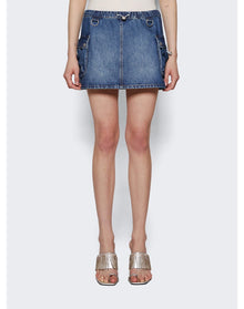 Coperni | Women | Denim Cargo Skirt | Blue