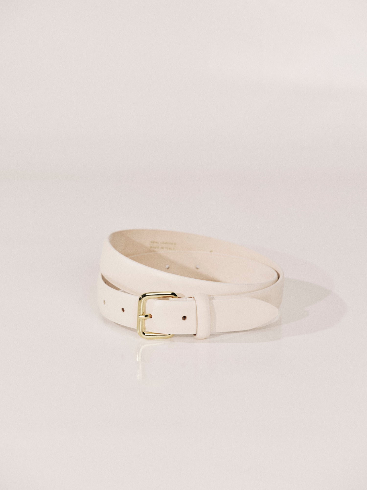 Mini Roller Belt | Ivory & 24K Gold