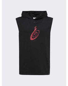 Courrèges | Men | Hooded Sleeveless T-shirt | Black