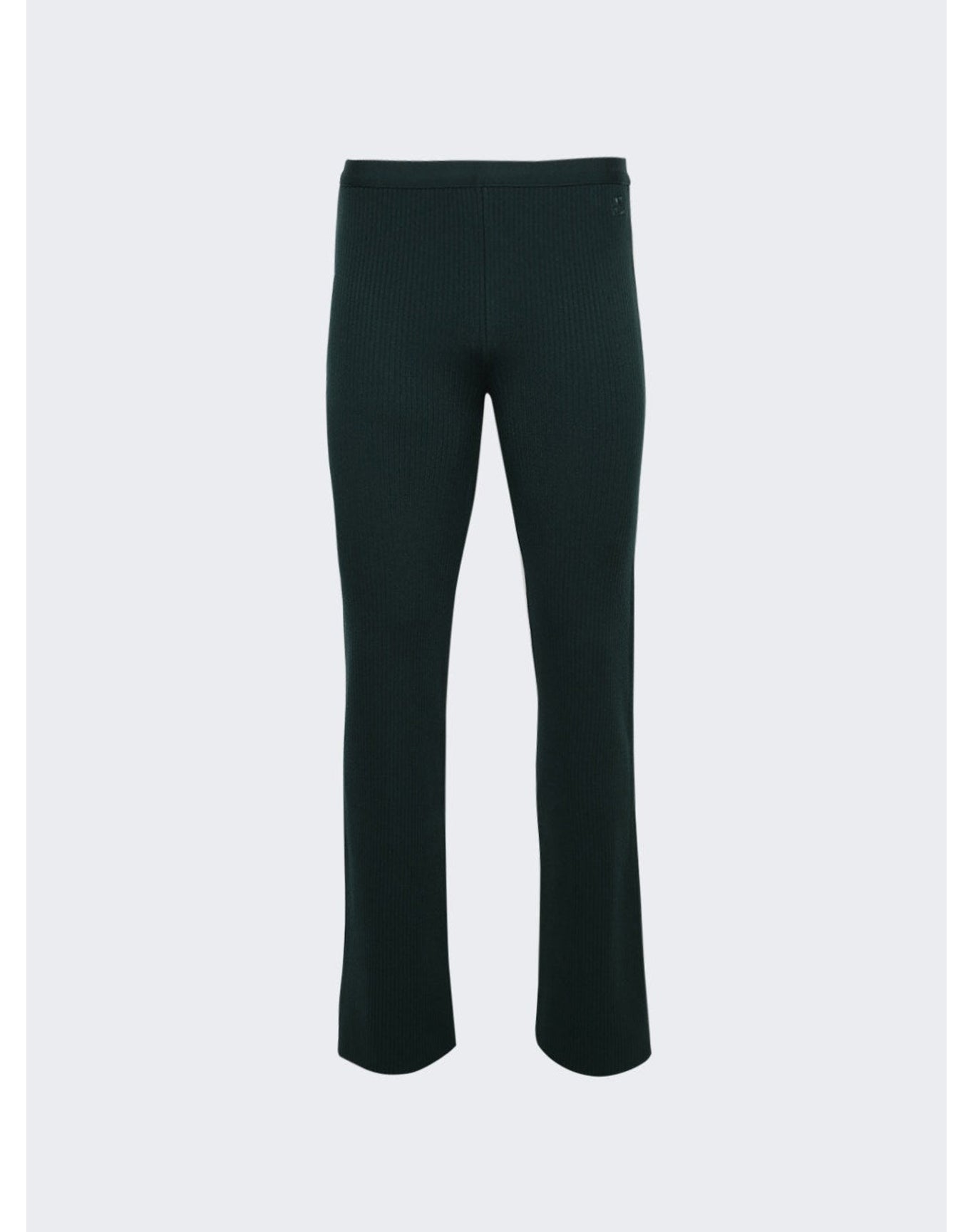 Courrèges | Men | Rib Knit Pants | Green