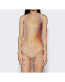 Courrèges | Women | Aura Tulle Bodyuit | Carmel