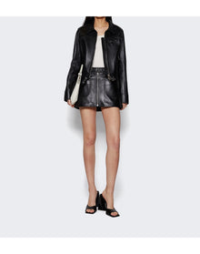 Courrèges | Women | Buckle Zipped Mini Skirt | Black