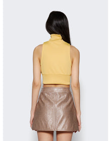 Courrèges | Women | Cropped Interlock Tracksuit Vest | Pollen