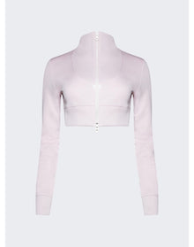 Courrèges | Women | Cropped Tracksuit Jacket | Powder Pink