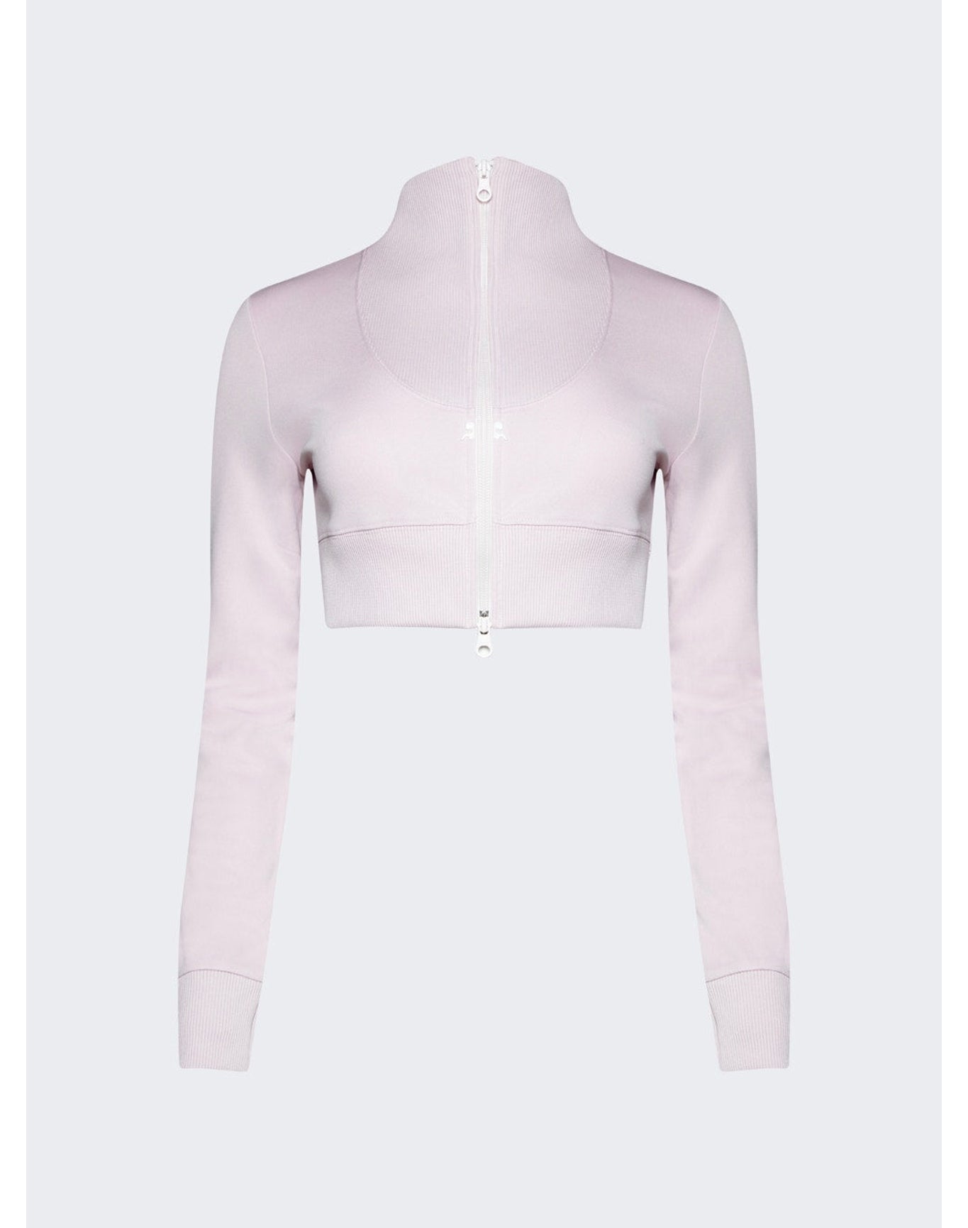Courrèges | Women | Cropped Tracksuit Jacket | Powder Pink