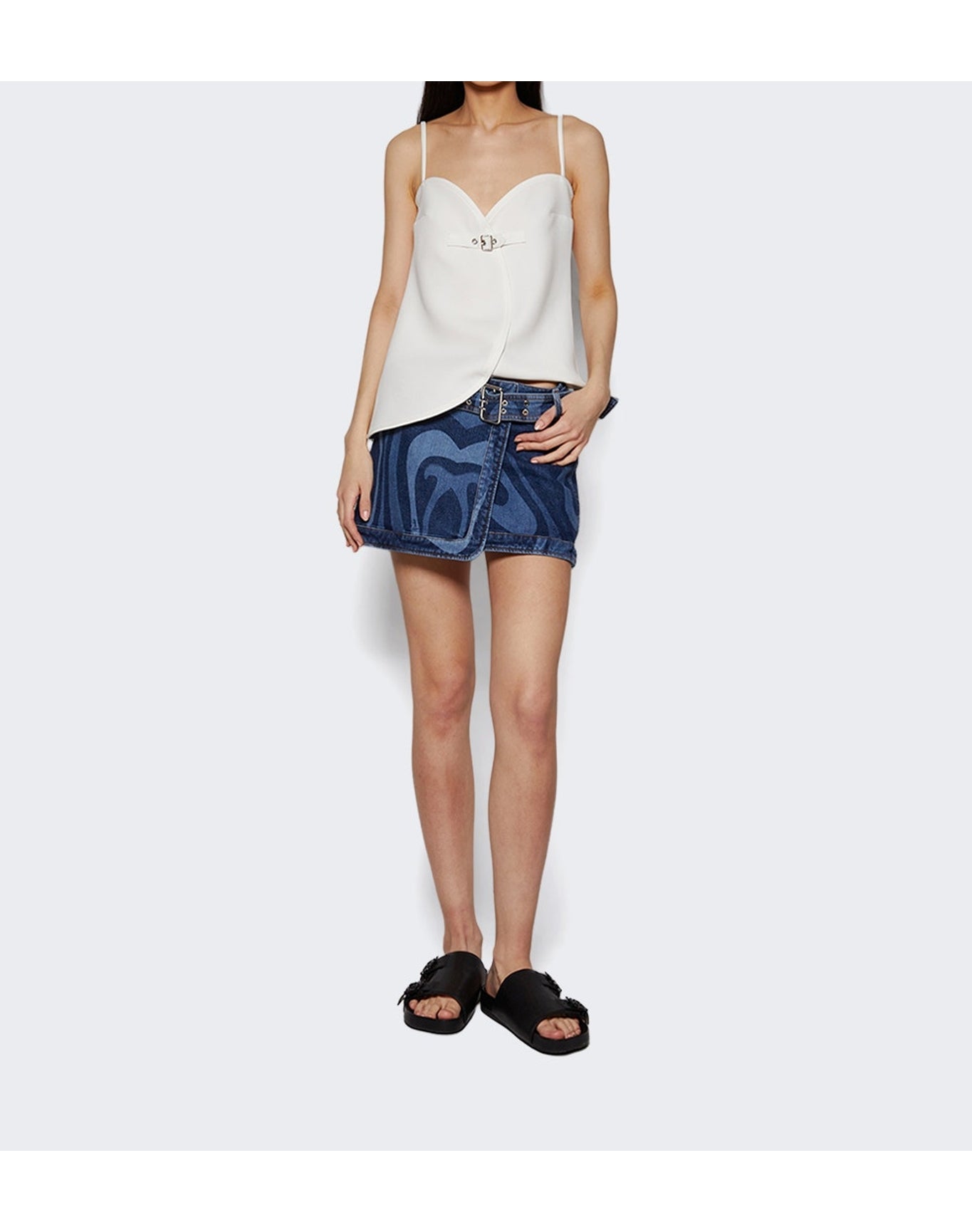 Courrèges | Women | Ellipse Twill Top | White