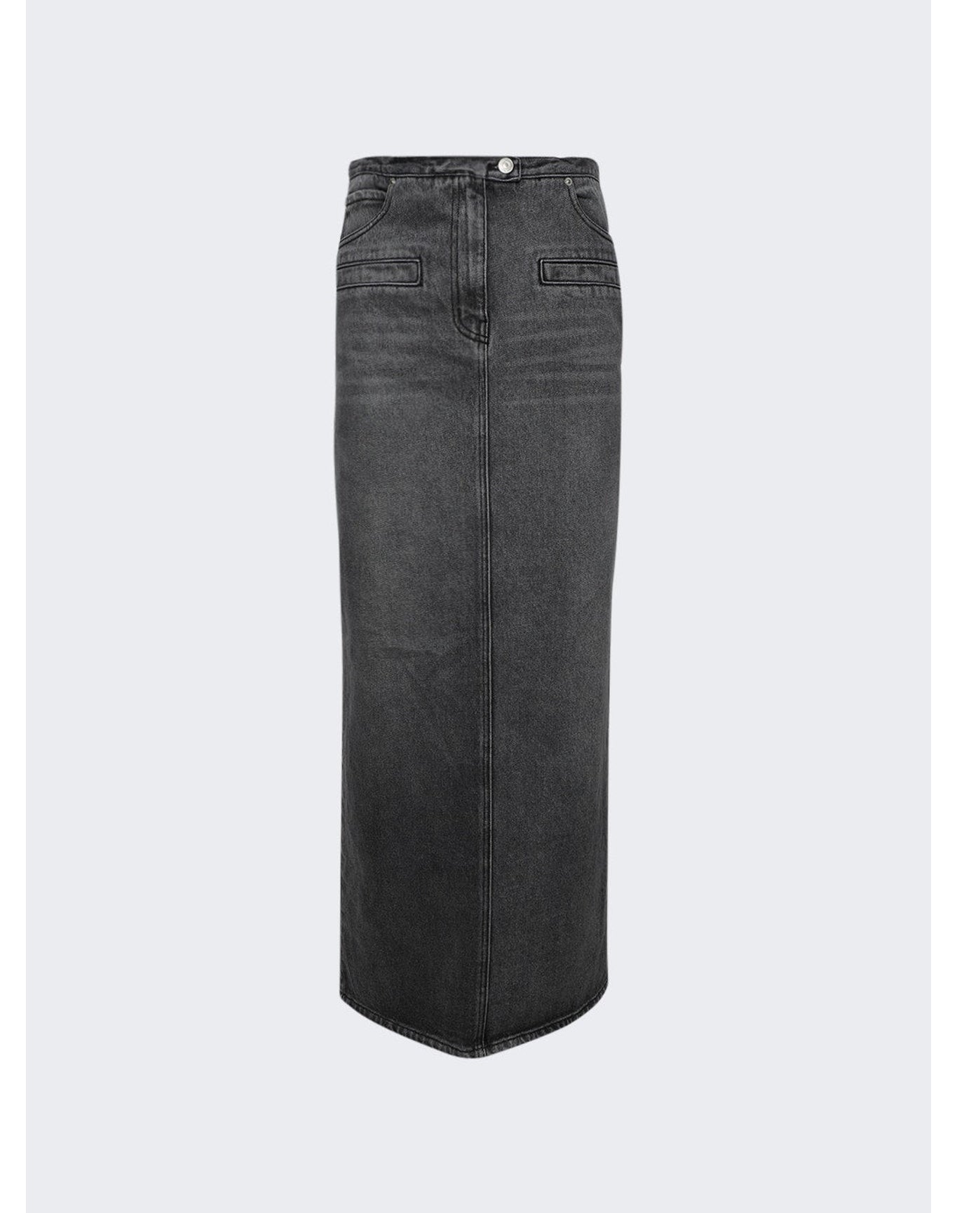 Courrèges | Women | Heritage Long Skirt | Stonewashed Grey