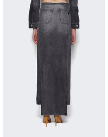 Courrèges | Women | Heritage Long Skirt | Stonewashed Grey