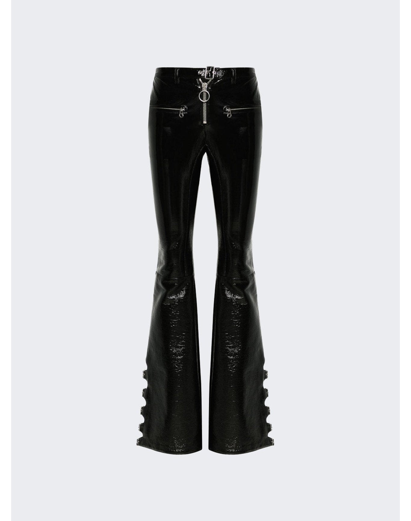 Courrèges | Women | Multi-buckle Bootcut Pants | Black