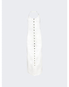 Courrèges | Women | Multiflex White Denim Long Dress | White