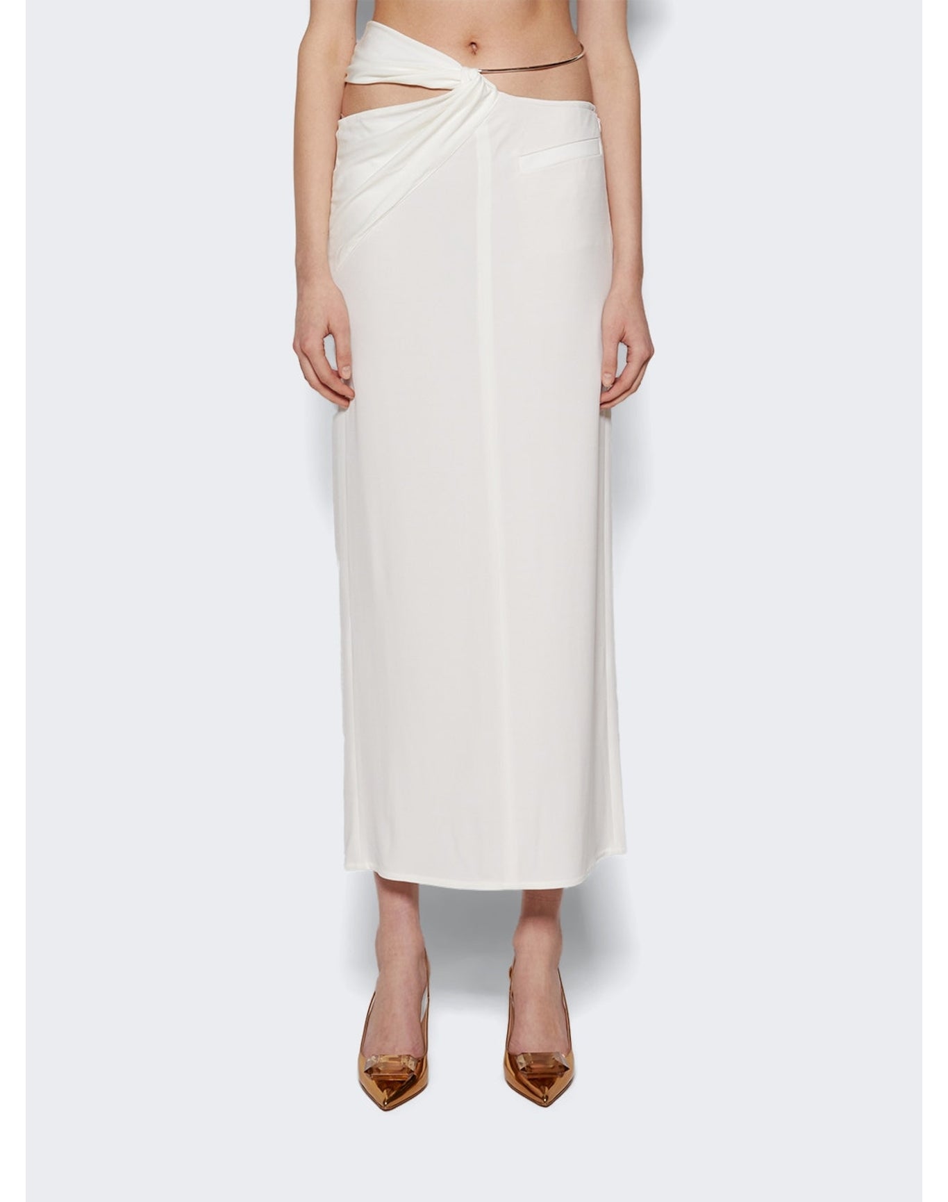Courrèges | Women | New Long Skirt | Heritage White
