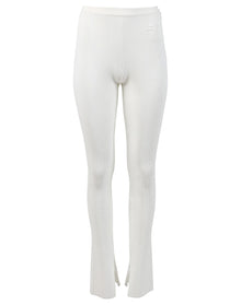Courrèges | Women | Rib Knit Trouser | White