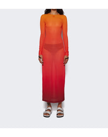 Courrèges | Women | Second Skin Dress | Gradient Sunset