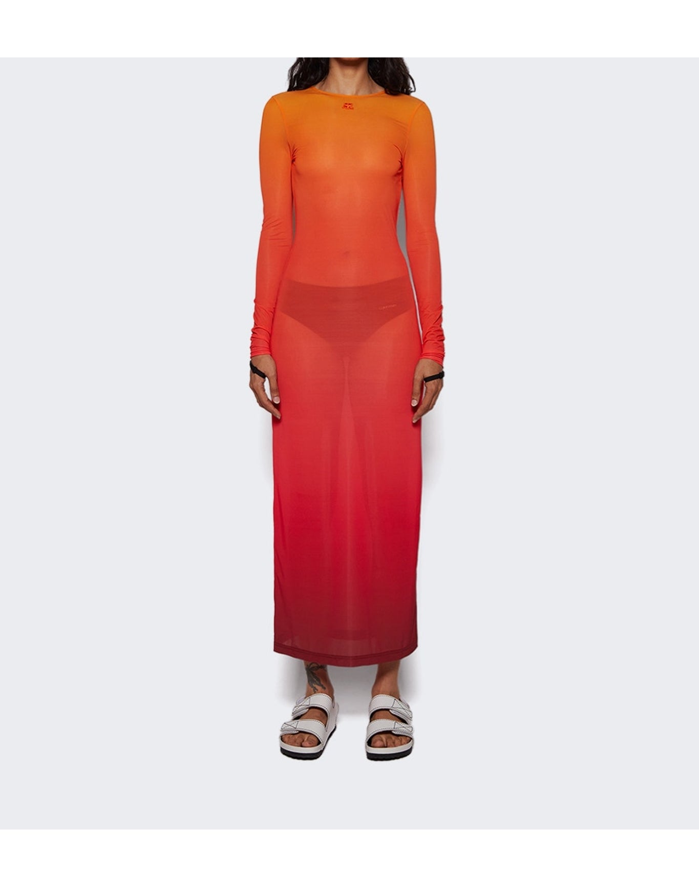 Courrèges | Women | Second Skin Dress | Gradient Sunset