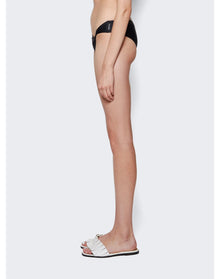 Courrèges | Women | Twist Tech Jersey Swim Bottoms | Black