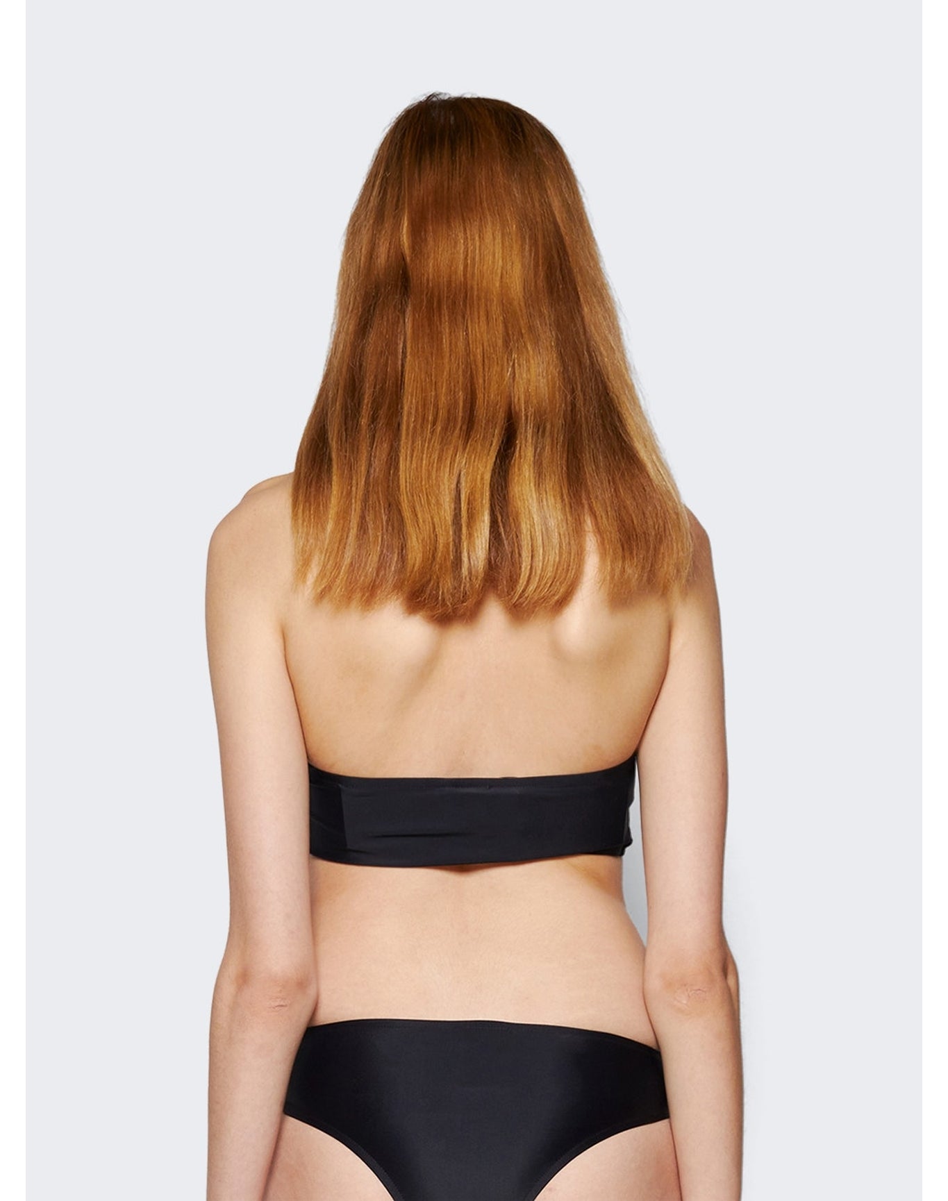 Courrèges | Women | Twist Tech Jersey Swim Top | Black