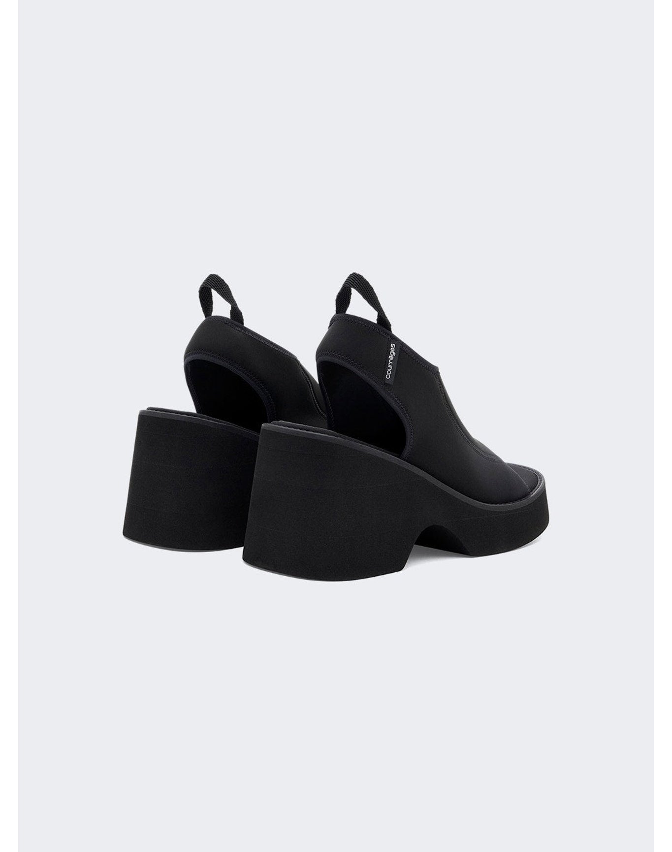 Courrèges | Women | Wave Sandals | Black