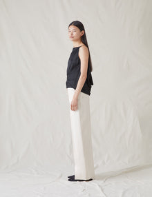 Womens | The Cowl Back Top | Black