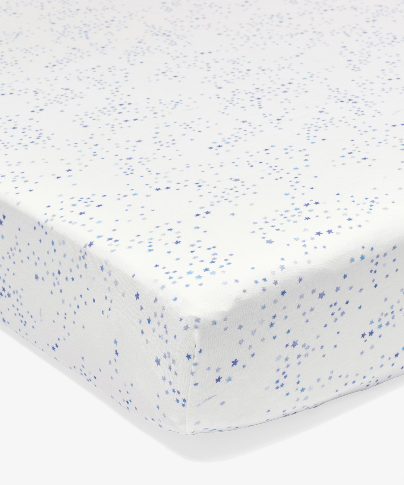 Kids Unisex | Crib Sheet | Blue/White