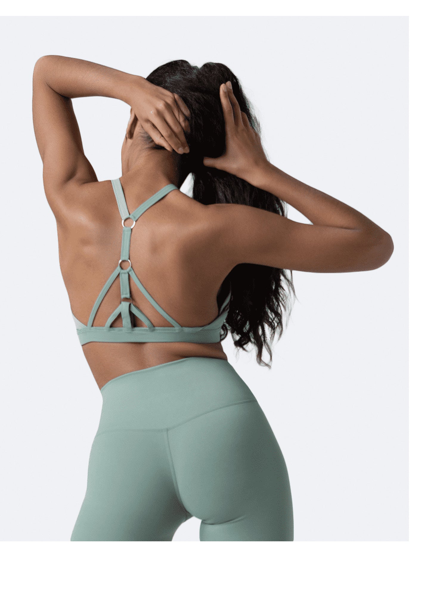 Criss Cross Front Top | Fresh Green