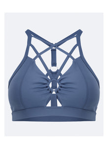 Criss Cross Front Top | Iris Blue