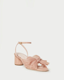Dahlia Pleated Bow Heel | Beauty