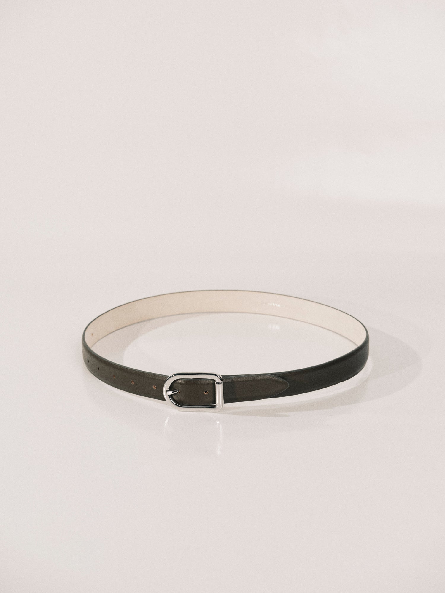 Mija Belt | Truffle & Silver